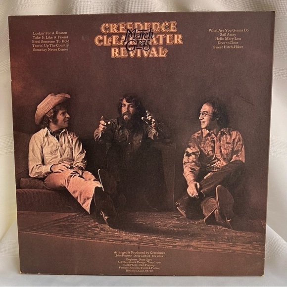 Creedance Clearwater Revival Mardi Gras Vinyl LP EUC - Picture 2 of 10